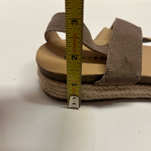 Lucky‎ Brand Leather Sandals Women LP- Gadine  Size 10 Tan Color - Picture 9 of 12